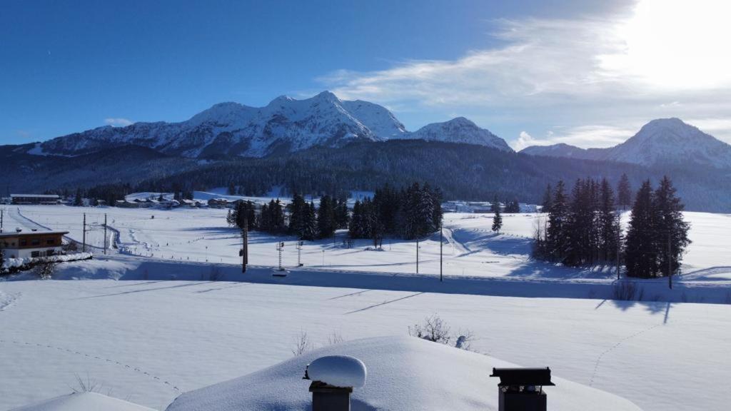 Ferienwohnung Eder Hochfilzen Bagian luar foto